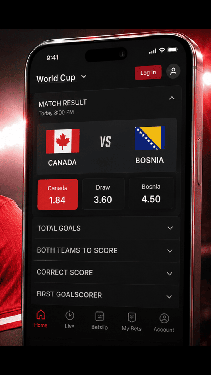 World Cup Bet: Canada Screenshot