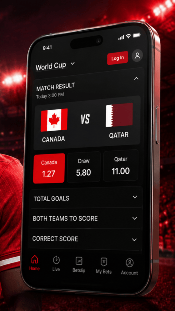 World Cup Bet: Canada Screenshot